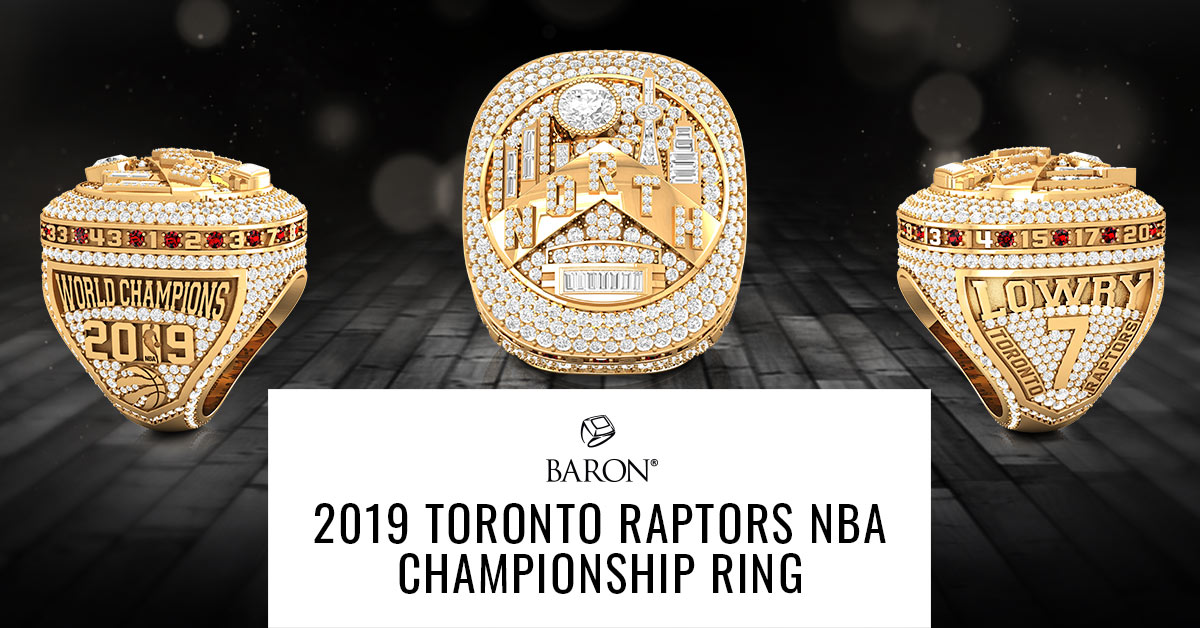 Custom 2019 Toronto Raptors NBA Championship Ring