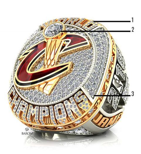 Official 2016 Cleveland Cavaliers NBA Championship Ring - Baron® Rings