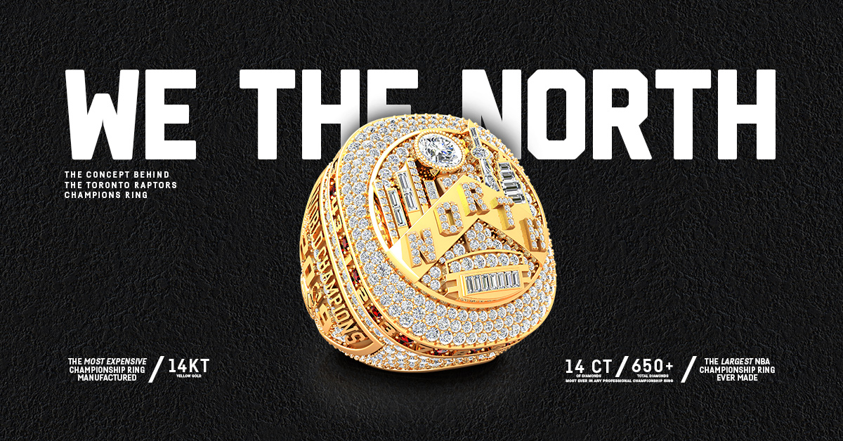 The Toronto Raptors' insane championship rings contain 640 diamonds, 17  rubies and the Toronto skyline