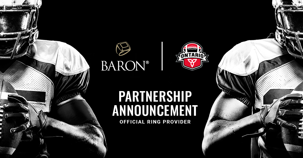 Baron® announcing partnership with Football Ontario, Baron Championship Rings