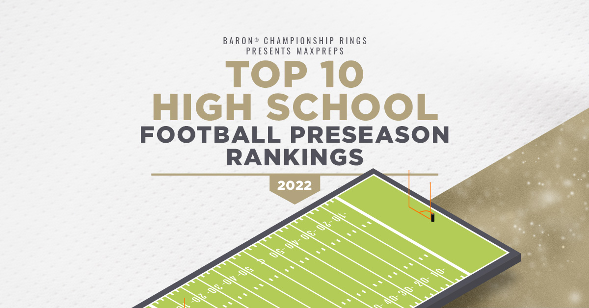 Top 10 High School Football Preseason Rankings of 2022 Baron® Rings