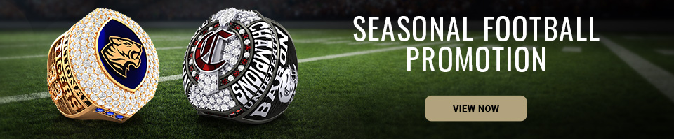 Football Rings, Seasonal Football Promotion - Baron® Rings