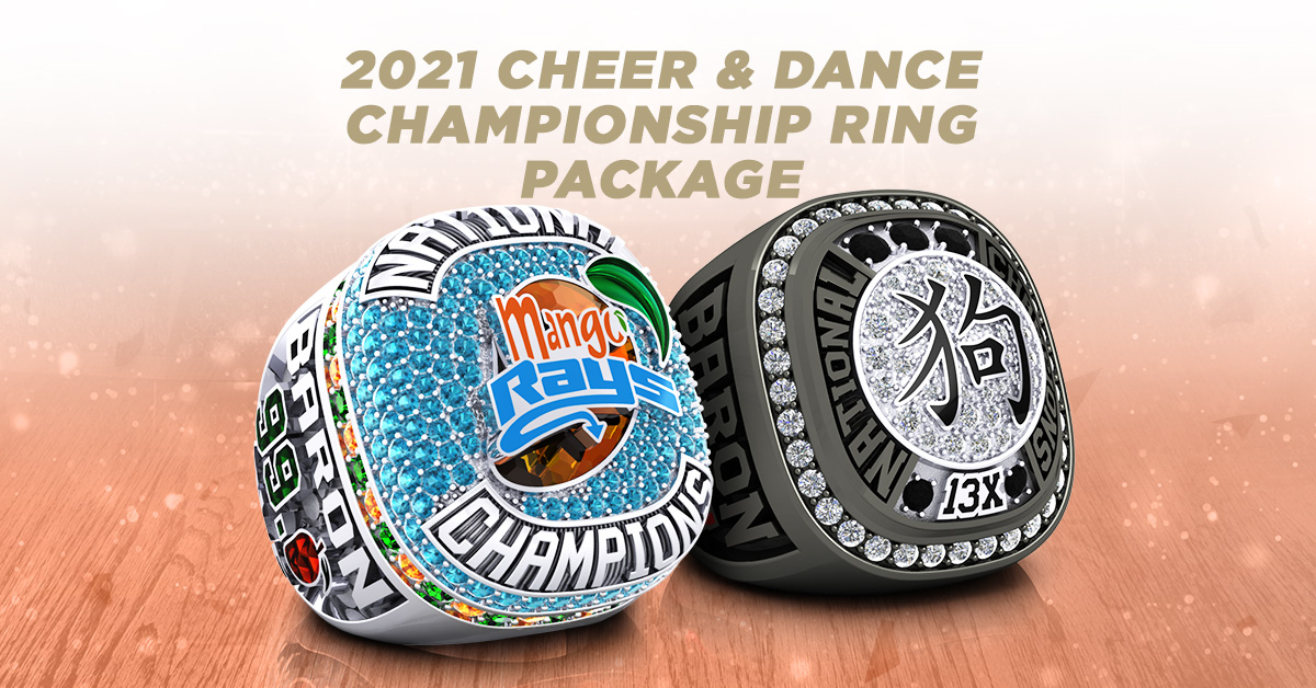 2021 Cheer Dance Championship Ring Package Baron Championship Rings Featured 1 