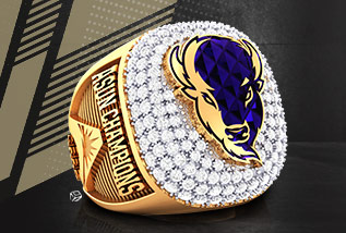 NAIA Championship Ring Package by Baron: The Sun, Division, GCAC, America Midwest, AAC, CACC, National, conference