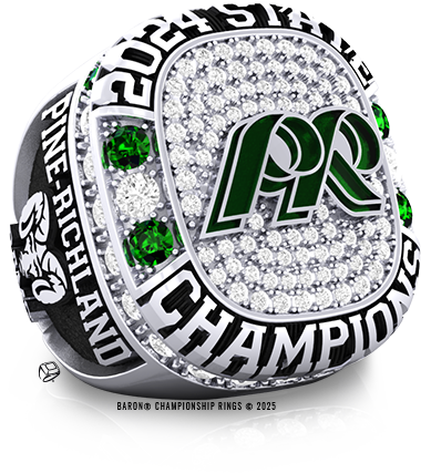 Pine Richland High School Hockey Championship Ring