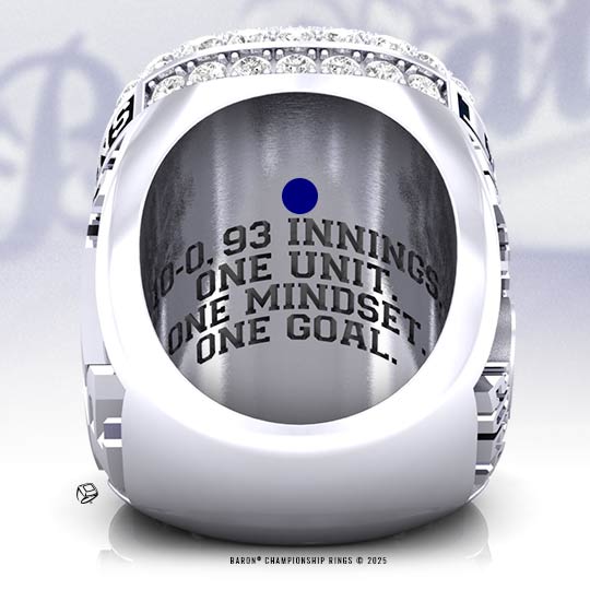 2024 Barrie Baycats IBL Dominico Cup Championship Ring Engraving-Baron Championship Rings