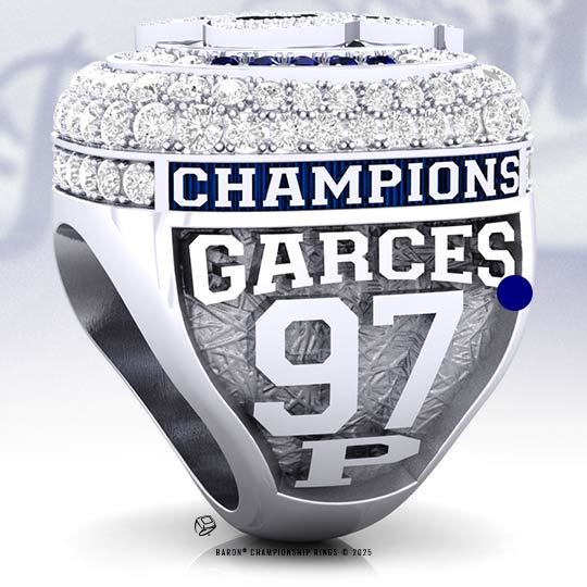 2024 Barrie Baycats IBL Dominico Cup Championship Ring Right Shoulder-Baron Championship Rings