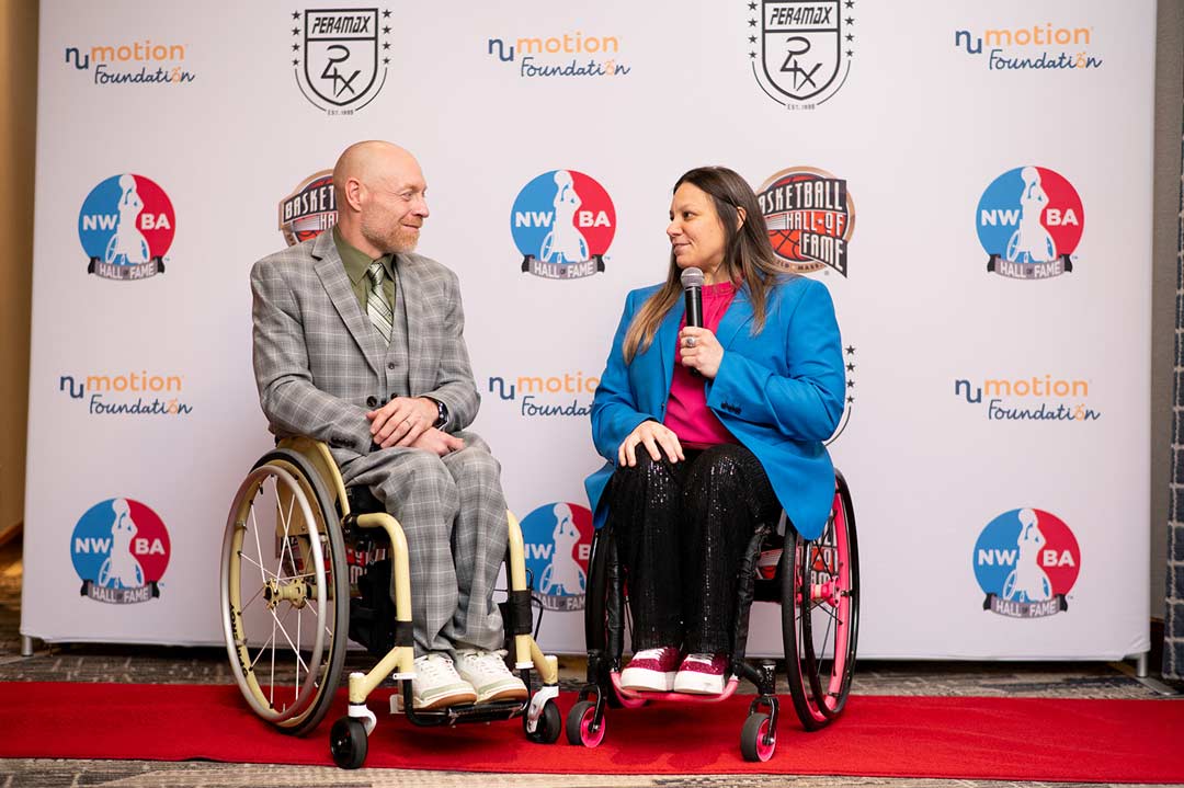 Dr. Hunter on the red carpet at the NWBA Hall of Fame Class of 2025 ceremony