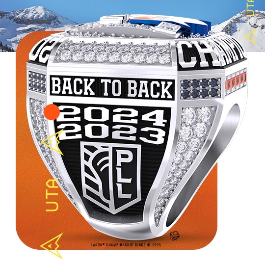 2024 Barrie Baycats IBL Dominico Cup Championship Ring Left Shoulder-Baron Championship Rings