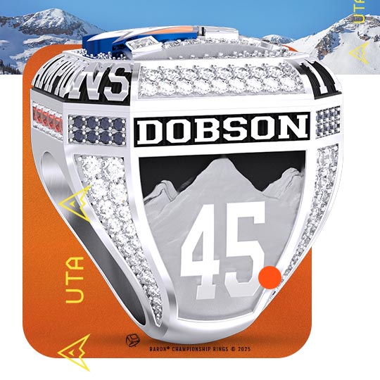 2024 Barrie Baycats IBL Dominico Cup Championship Ring Right Shoulder-Baron Championship Rings