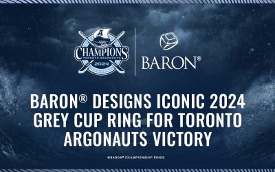 Baron® Designs Iconic 2024 Grey Cup Ring for Toronto Argonauts Victory