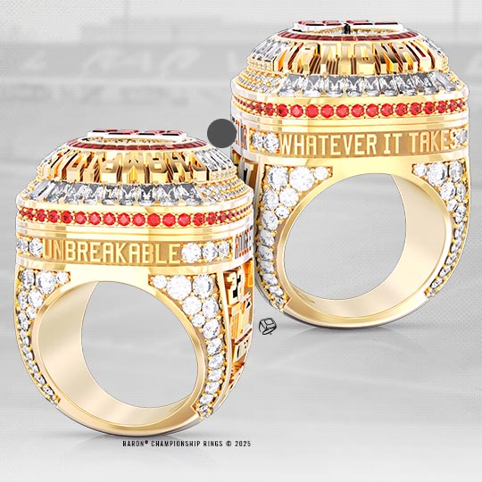 2024 Barrie Baycats IBL Dominico Cup Championship Ring Engraving-Baron Championship Rings