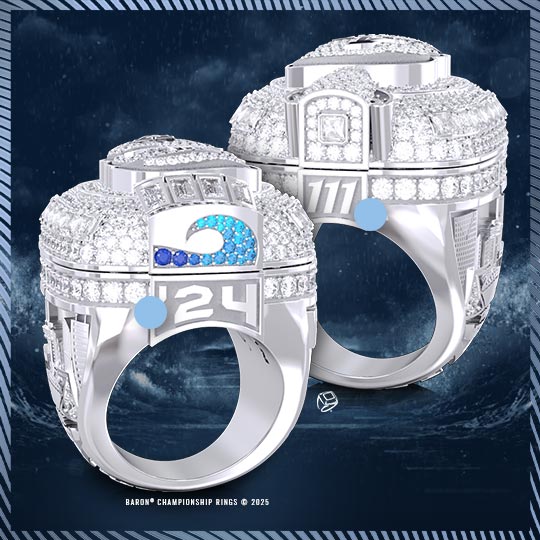 2024 Barrie Baycats IBL Dominico Cup Championship Ring Engraving-Baron Championship Rings