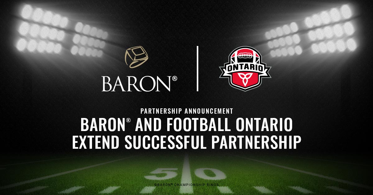 Featured Image of Baron® and Football Ontario Extend Successful Partnership Announcement by Baron® Championship Rings