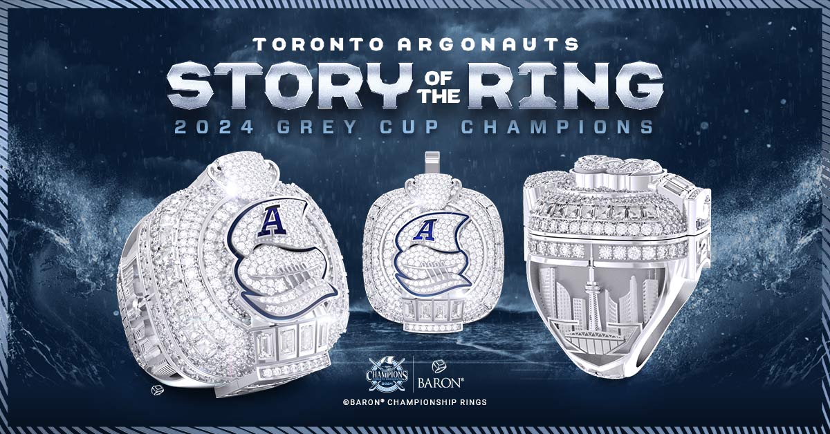 Featured Image of the Inside the 2024 Toronto Argonauts Grey Cup Ring by Baron® Championship Rings
