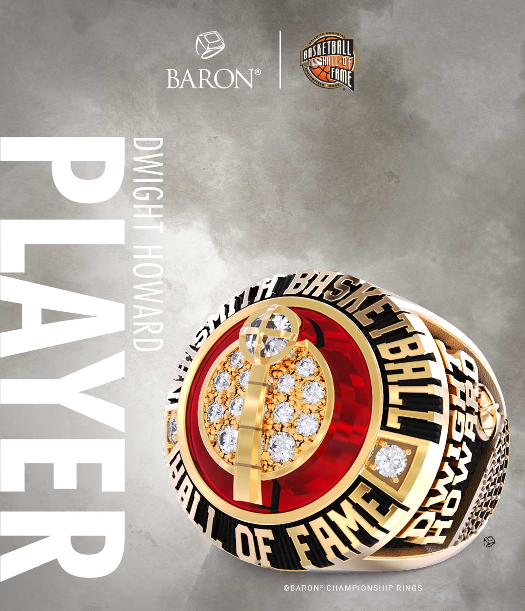 Naismith Memorial Basketball Hall Of Fame Class Of 2025: Dwight Howard Hall of Fame Ring