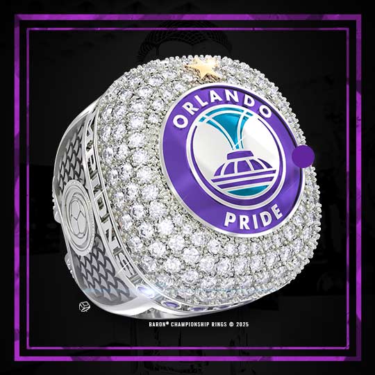 2024 Barrie Baycats IBL Dominico Cup Championship Ring Front-Baron Championship Rings