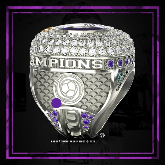 2024 Barrie Baycats IBL Dominico Cup Championship Ring Left Shoulder-Baron Championship Rings
