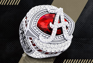 Football Championship Ring Package by Baron; Sugar Bowl, America West, Sun Division, MWC, Arena, GNAC, WSFL, GLAC, GLVC, USWFL