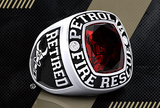 Frontline Championship Ring Package by Baron: Fire, Police, Nurses, S.W.A.T., K9, OPC, State, Regional, College, Healthcare, EMS 