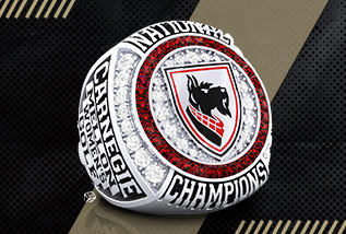 NAIA Championship Ring Package by Baron: The Sun, Division, GCAC, America Midwest, AAC, CACC, National, conference
