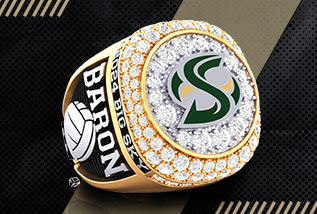 Volleyball Championship Ring Package by Baron: Varsity, Junior Varsity Team