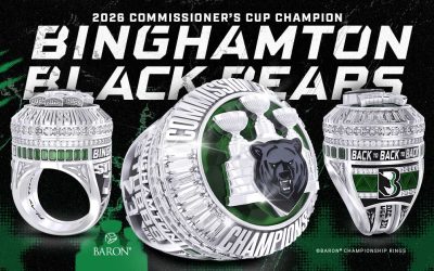 2026 Binghamton Black Bears Commissioner’s Cup Championship Ring